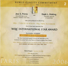 WQC International Star Award 2006 on Paris 